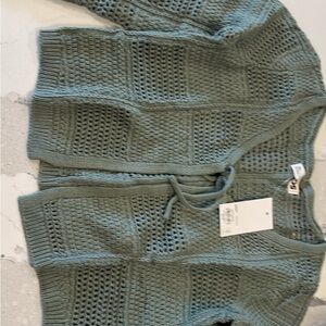 Girls SO brand-Knit Cardigan Sweater 10-12 large